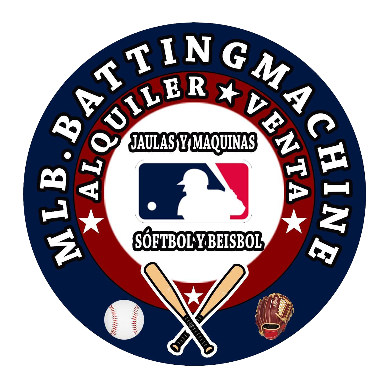 MLB Batting Machine Logo