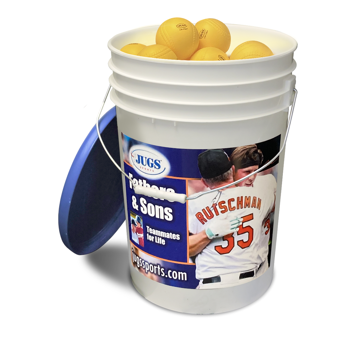 Balde grande de Pelotas Jugs de Baseball Lite-Flite