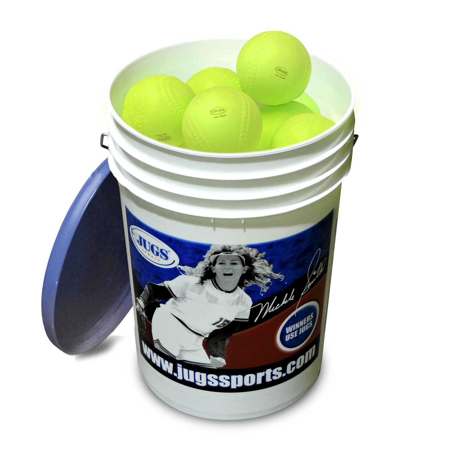 Balde grande de Pelotas Jugs de Softball Lite-Flite